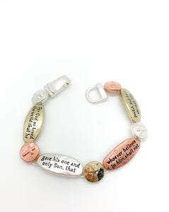 John 3:16 Tri-Tone Bracelet